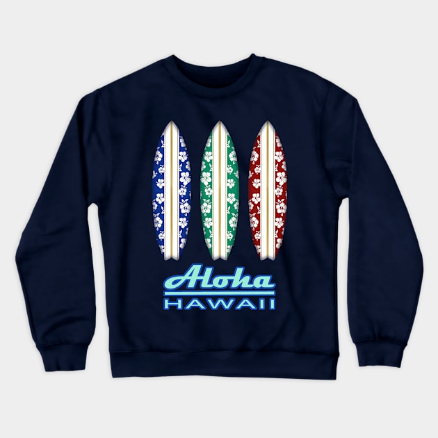 Aloha hawaii Crewneck Sweatshirt by robotface